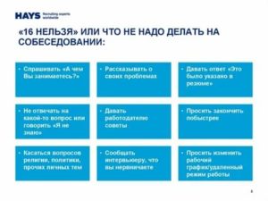 Что не стоит говорить на собеседовании