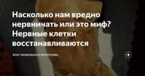 постоянно нервничаю без причины