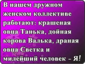 Статусы про женский коллектив на работе