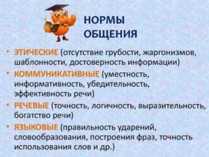 Этические нормы общения