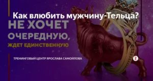 Как влюбить в себя мужчину тельца