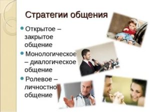 Стратегии общения