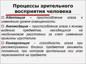 Зрительное восприятие