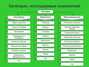 Категории людей в психологии